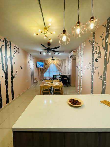 Service Residence for Rent at M Vertica - Hamizah . - Living Room - PropertyGuru.com.my