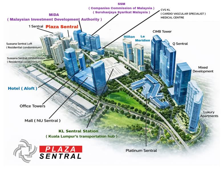Pejabat untuk Dijual di Kl Sentral (Kuala Lumpur) - Gordan Wong - Exterior - PropertyGuru.com.my