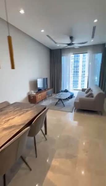 Service Residence for Sale at The Manor - Sherry Lee - Living Room - PropertyGuru.com.my