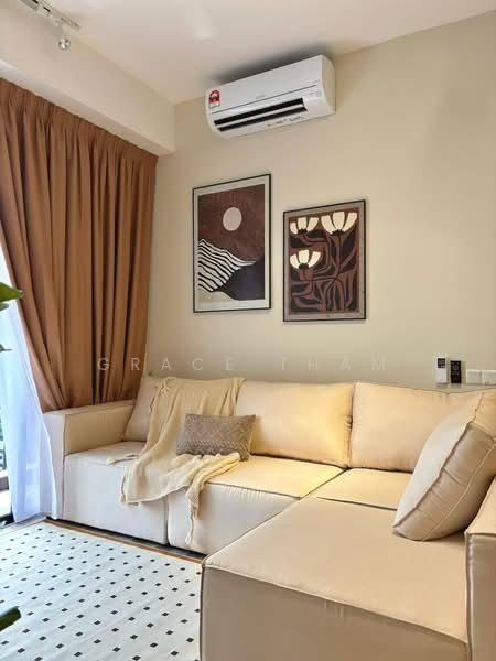 Servis Apartment untuk Disewa di The Rosewoodz @ Bukit Jalil - Grace Tham - Living Room - PropertyGuru.com.my