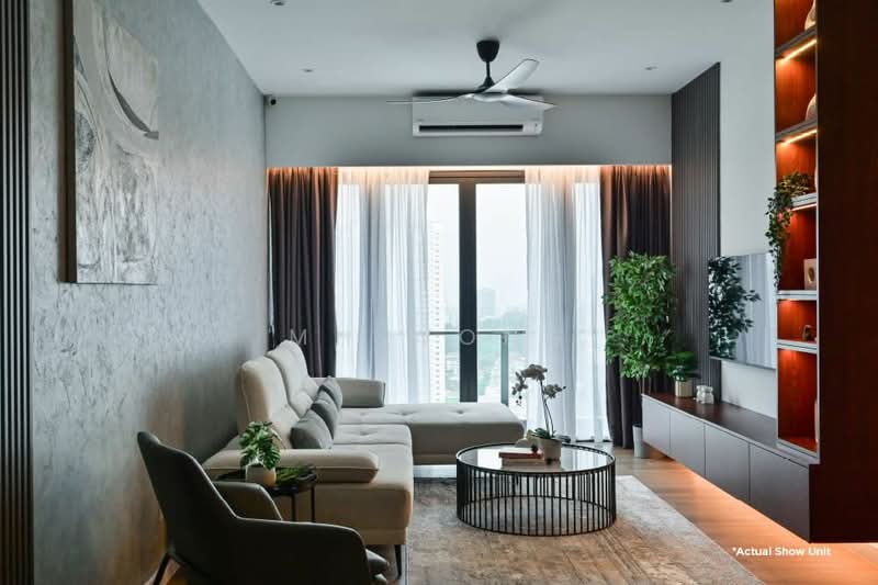 Kondominium untuk Dijual di One Cochrane Residence - MH Wong - Living Room - PropertyGuru.com.my