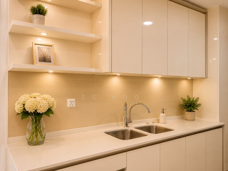 Service Residence for Rent at Setia SKY Residences - TC Hoo - Kitchen - PropertyGuru.com.my
