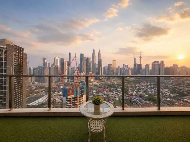 Service Residence for Rent at Setia SKY Residences - TC Hoo - Balcony - PropertyGuru.com.my