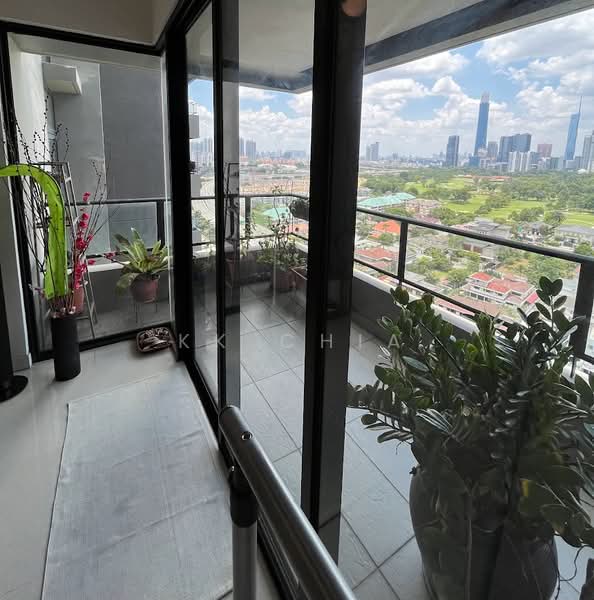 Service Residence for Rent at G Residence - KK Chia - Balcony - PropertyGuru.com.my
