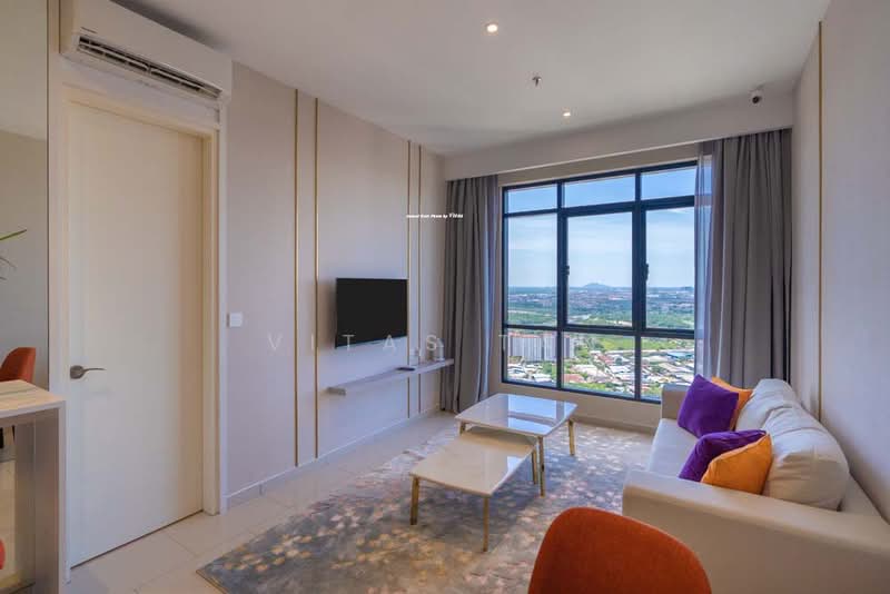 Servis Apartment untuk Disewa di Hill10 Residence @ i-City - Vitas Tan - Living Room - PropertyGuru.com.my
