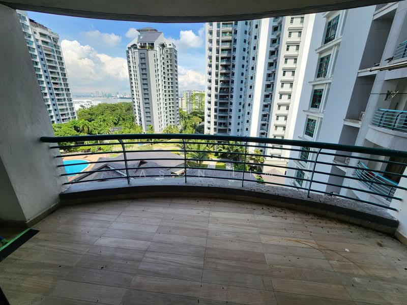 Kondominium untuk Disewa di The Straits View Condominium - Jason Lim - Balcony - PropertyGuru.com.my