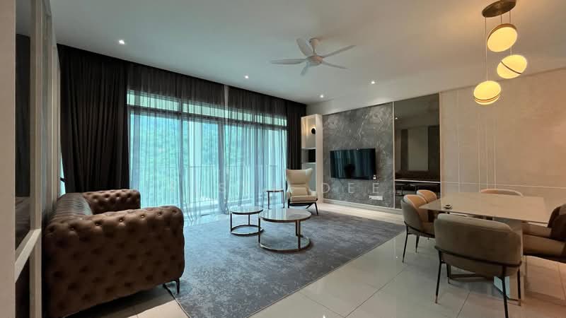 Condominium for Rent at Ferringhi Residence 2 - Elson Dee - Living Room - PropertyGuru.com.my