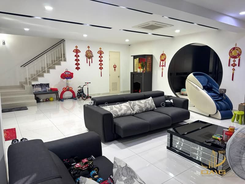 Rumah Teres 3 Tingkat untuk Dijual di Ambang Botanic (Klang) - Wilson Ng - Living Room - PropertyGuru.com.my