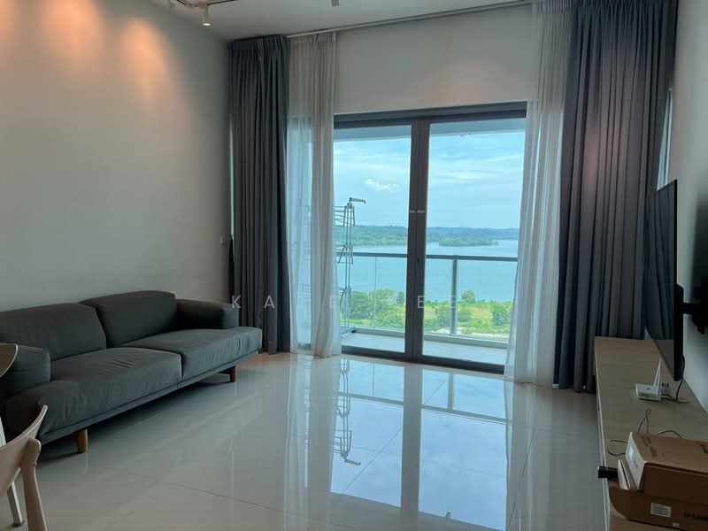 Service Residence for Rent at Southern Marina Residences - Kate Tee - Living Room - PropertyGuru.com.my