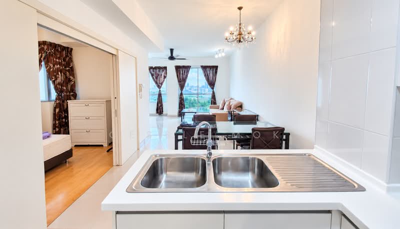 Servis Apartment untuk Disewa di Solaris Dutamas - Gessle Mok - Living Room - PropertyGuru.com.my
