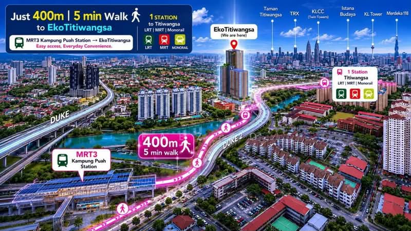 Service Residence for Sale at EkoTitiwangsa - Faez Ad - Exterior - PropertyGuru.com.my