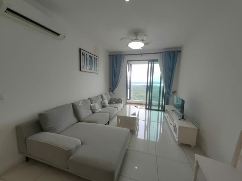 Kondominium untuk Disewa di The Elysia Park Residence - Zoey Lee - Living Room - PropertyGuru.com.my