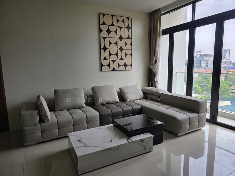 Kondominium untuk Disewa di Impression U-Thant - Debbie Tey - Living Room - PropertyGuru.com.my