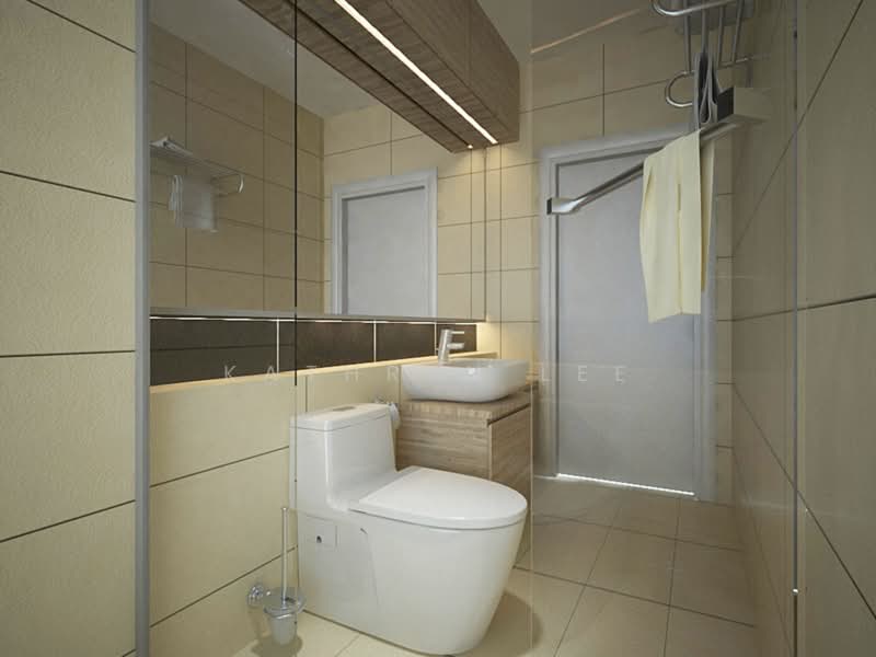 Service Residence for Sale at The Link 2 Residences - Kathryn Lee - Bathroom - PropertyGuru.com.my