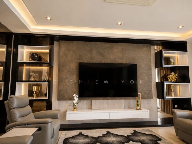 Kondominium untuk Disewa di Pelagos Designer Suites@ Water Front - Ng Chiew Yok - Living Room - PropertyGuru.com.my