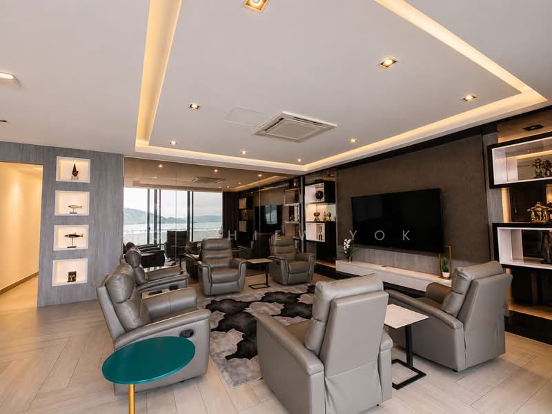 Kondominium untuk Disewa di Pelagos Designer Suites@ Water Front - Ng Chiew Yok - Living Room - PropertyGuru.com.my