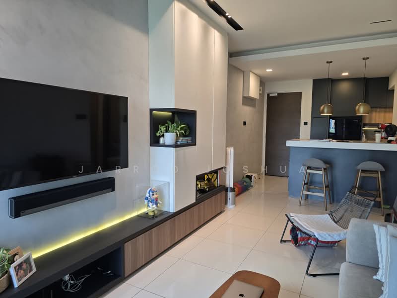 Service Residence for Sale at H2O Residences - Jarrod Joshua - Living Room - PropertyGuru.com.my