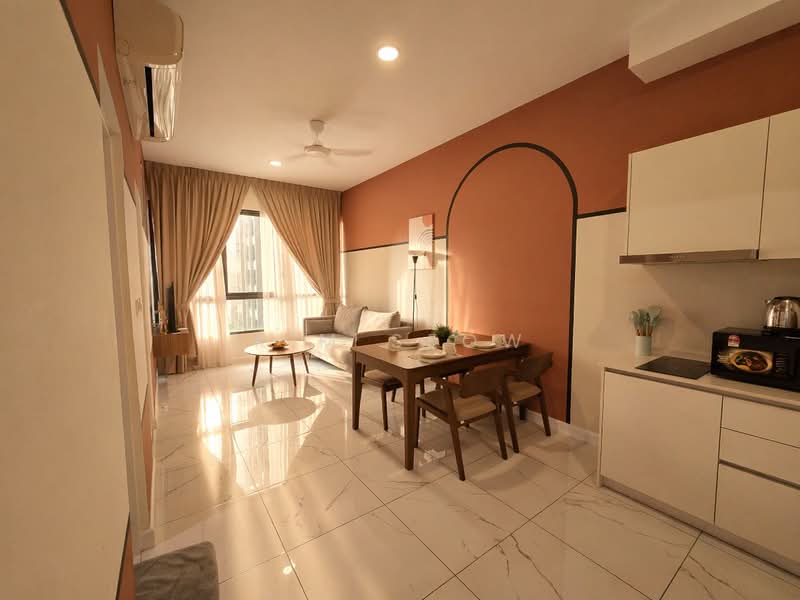 Servis Apartment untuk Dijual di Cubic Botanical - K.M Seow - Living Room - PropertyGuru.com.my