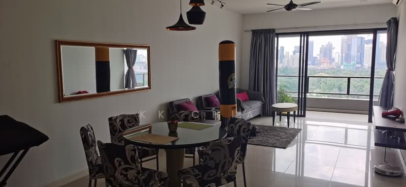 Servis Apartment untuk Disewa di G Residence - KK Chia - Living Room - PropertyGuru.com.my