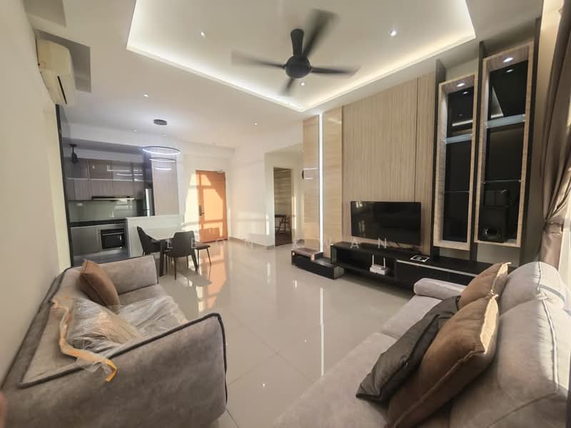 Service Residence for Rent at Conezion Residences - Leon Kwan - Living Room - PropertyGuru.com.my
