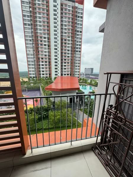 Service Residence for Rent at The Amber Residence @ TwentyFive.7 - Allister Seow - Balcony - PropertyGuru.com.my