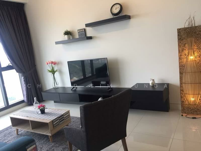 Service Residence for Rent at Tropicana Gardens - Chimed Sim Kunga - Living Room - PropertyGuru.com.my