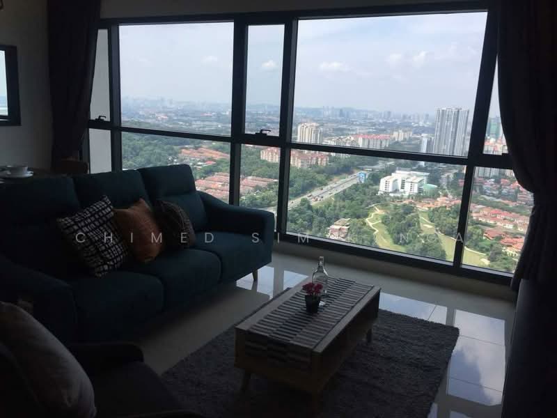 Service Residence for Rent at Tropicana Gardens - Chimed Sim Kunga - Living Room - PropertyGuru.com.my