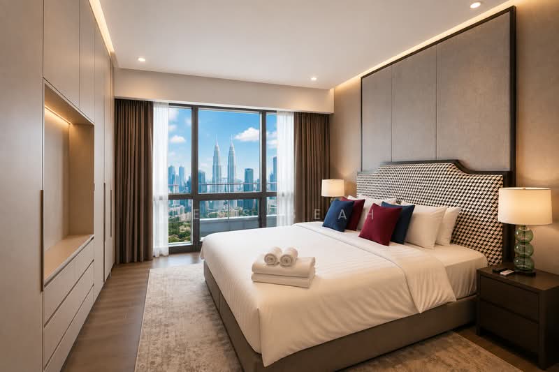 Service Residence for Rent at Victory Suites (The Face 2), KLCC - Jess Seah - Bedroom - PropertyGuru.com.my