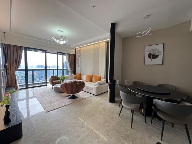 Servis Apartment untuk Disewa di TRX Residences - Hazel Lee - Living Room - PropertyGuru.com.my