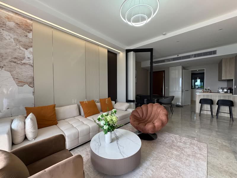 Servis Apartment untuk Disewa di TRX Residences - Hazel Lee - Living Room - PropertyGuru.com.my