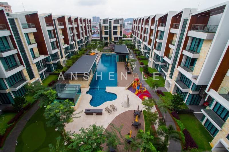 Service Residence for Sale at Tropical Villa - Anshen Lee - Exterior Day View - PropertyGuru.com.my