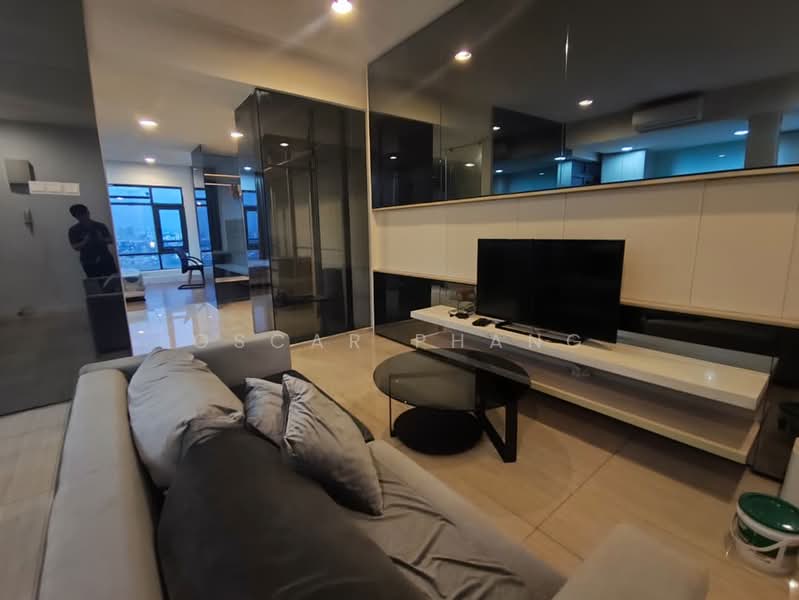 Servis Apartment untuk Disewa di Eve Suite / NZX Square - Oscar Phang - Living Room - PropertyGuru.com.my
