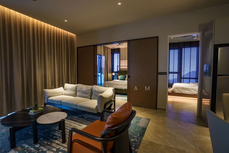 Servis Apartment untuk Dijual di Antara Genting Highlands - Jan Tham - Living Room - PropertyGuru.com.my