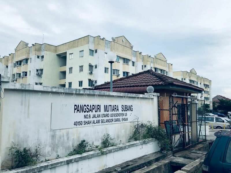 Pangsapuri untuk Dijual di Pangsapuri Mutiara Subang - Zawana BT Zaidi Ana - Exterior - PropertyGuru.com.my