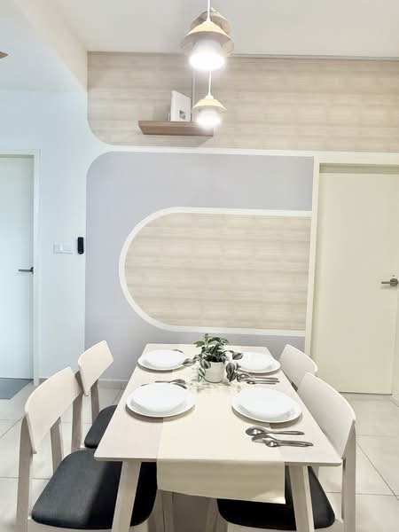 Service Residence for Rent at Meta City - Irma Rose - Dining Room - PropertyGuru.com.my