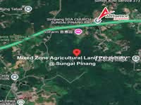 For Sale - L0044 Agricultural Land @ Sungai Pinang Musi Jalan Batu-Kawa Bau
