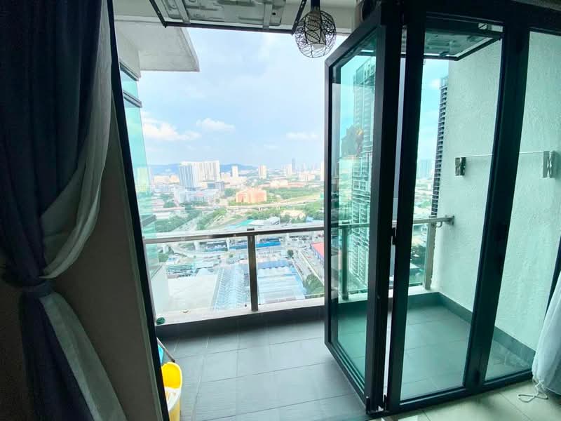 Servis Apartment untuk Disewa di One Residence - Kean Sim - Balcony - PropertyGuru.com.my