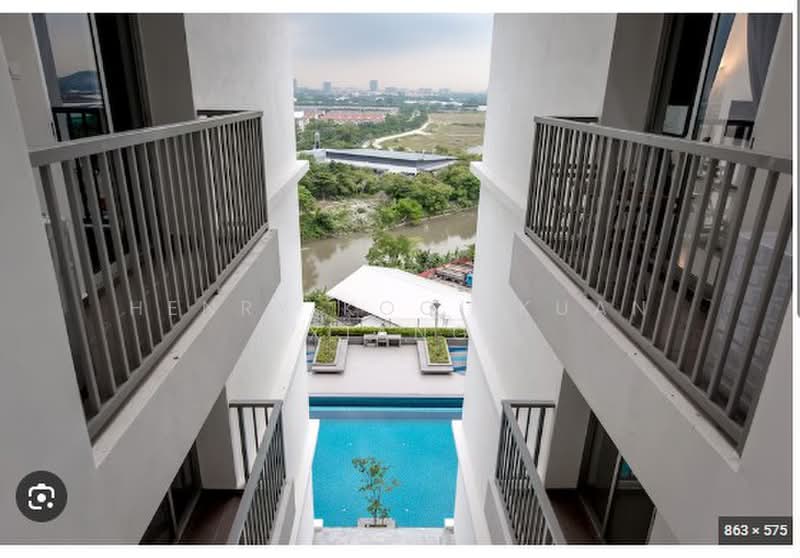 Kondominium untuk Dijual di The Edge Residence - Henry Kooi Kuan Xiang - Balcony - PropertyGuru.com.my