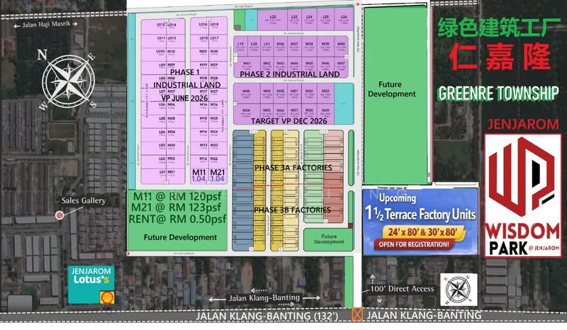 Industrial Land for Rent in Jenjarom (Selangor) - Chee Hau Ng - PropertyGuru.com.my