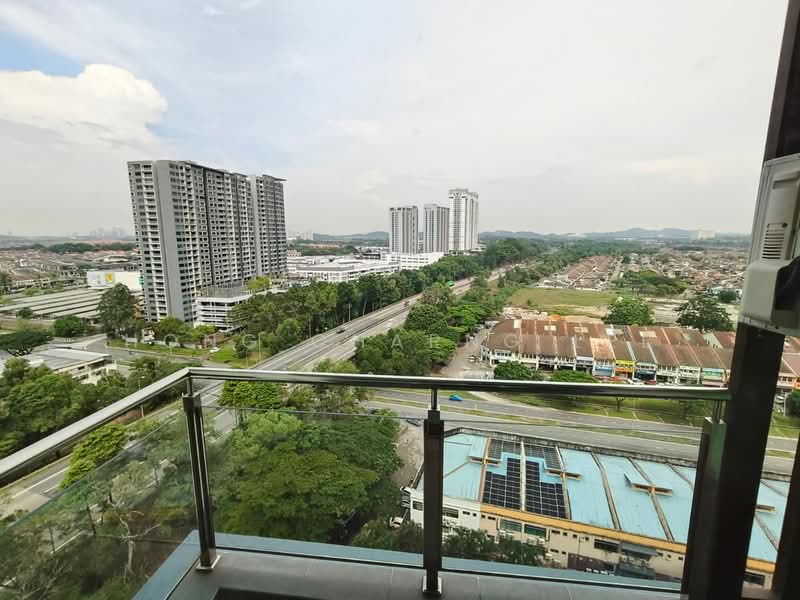 Servis Apartment untuk Disewa di D'Inspire Residence (Inspira Bestari) - Hong Charng Lee - Balcony - PropertyGuru.com.my