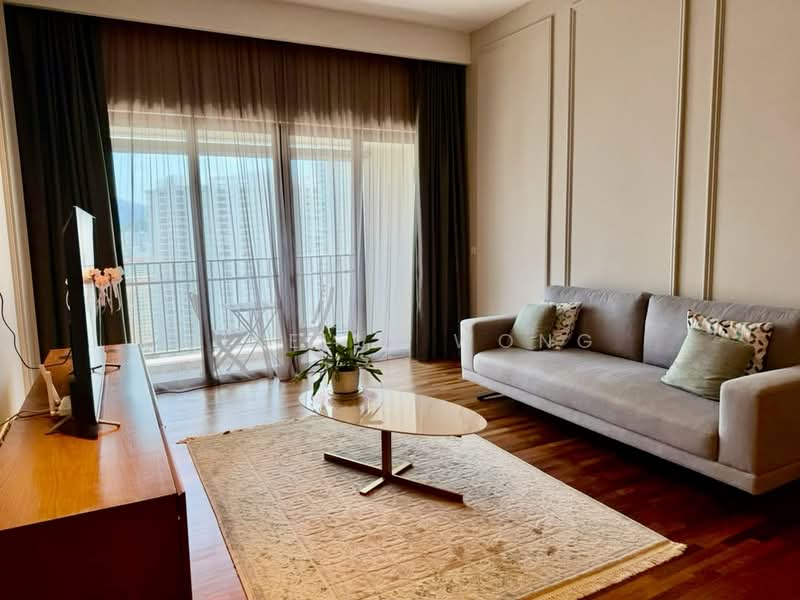 Service Residence for Rent at Straits Residences - Giselle Wong - Living Room - PropertyGuru.com.my