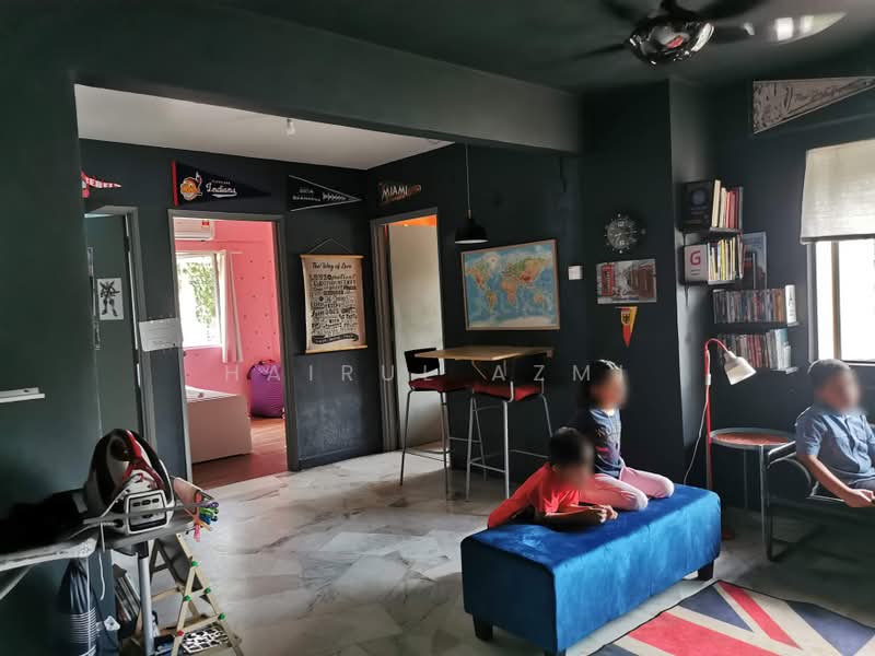 Apartment for Sale at Pangsapuri Melor - Hairul Azmi - Living Room - PropertyGuru.com.my