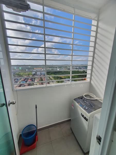 Service Residence for Rent at D'carlton (Residensi Seri Mega) - John Low - Balcony - PropertyGuru.com.my