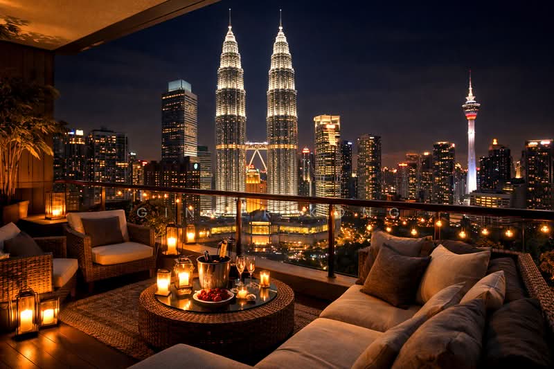 Servis Apartment untuk Dijual di Dawn KLCC - Ginger Kong - Balcony - PropertyGuru.com.my
