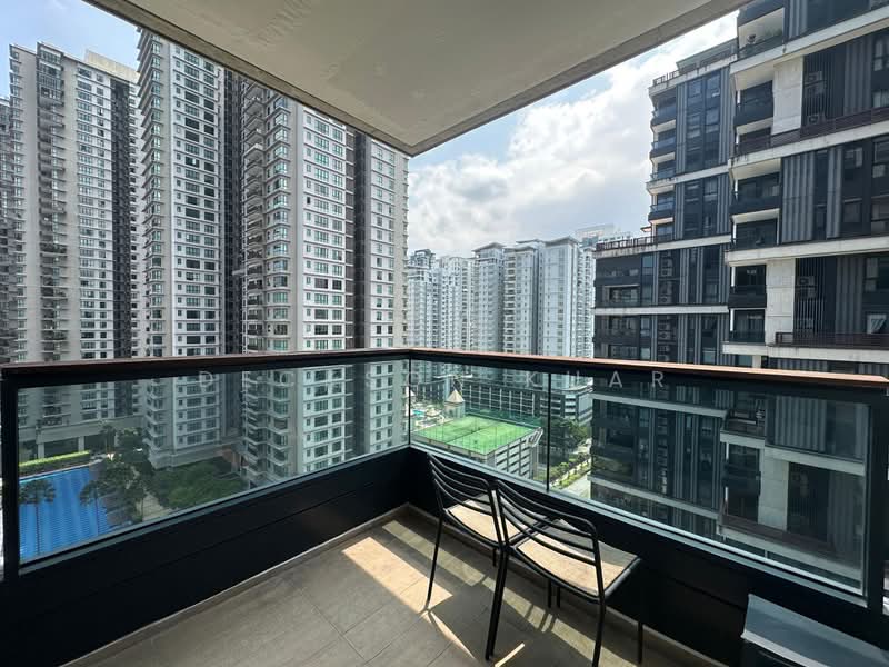 Service Residence for Rent at Arcoris SOHO - Deckson Kuar - Balcony - PropertyGuru.com.my