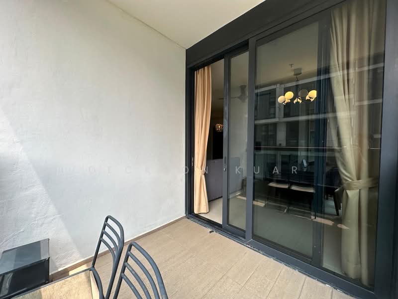 Service Residence for Rent at Arcoris SOHO - Deckson Kuar - Balcony - PropertyGuru.com.my