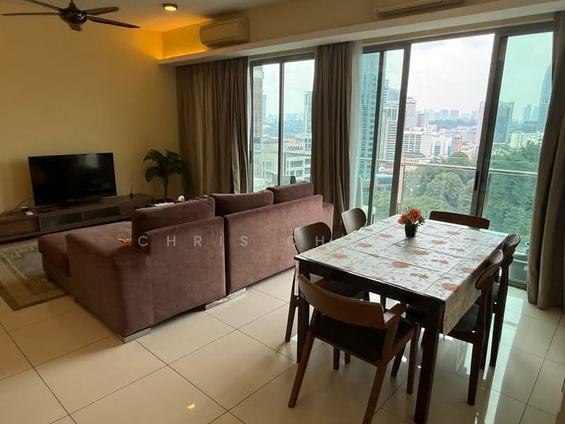 Service Residence for Sale at Suasana Bukit Ceylon / Raja Chulan Residences - Chris Chong - Living Room - PropertyGuru.com.my