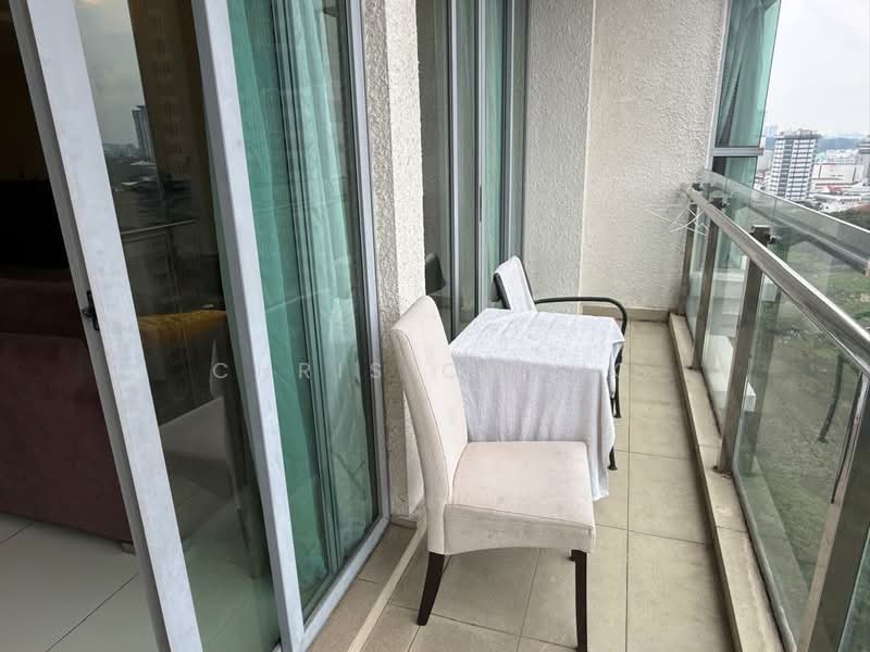 Service Residence for Rent at Suasana Bukit Ceylon / Raja Chulan Residences - Chris Chong - Balcony - PropertyGuru.com.my
