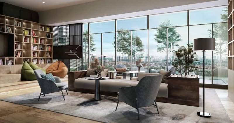 Condominium for Sale at Aras Residences - Naomie Tan - Living Room - PropertyGuru.com.my