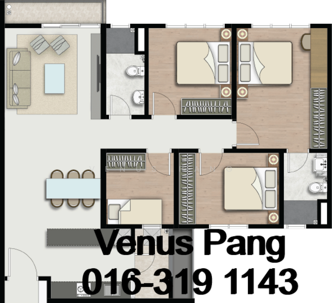 Servis Apartment untuk Dijual di M Oscar - Venus Pang - PropertyGuru.com.my